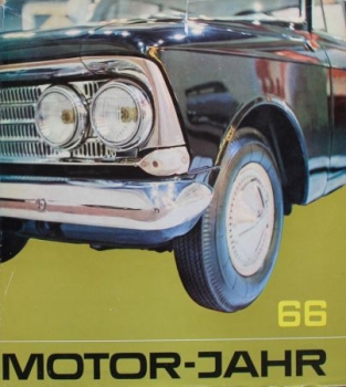 "Motor Jahr - Eine internationale Revue" 1966 Automobile-Yearbook (9153)